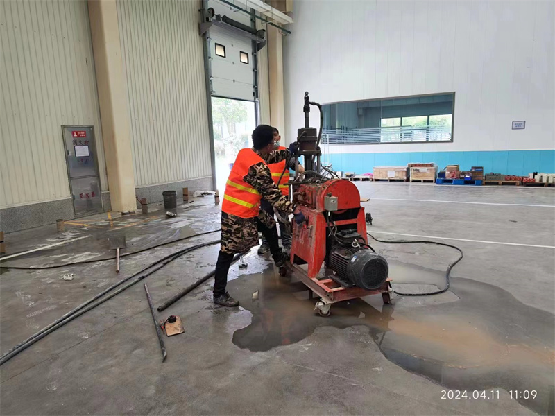 珙县厂房地面下沉塌陷注浆加固施工